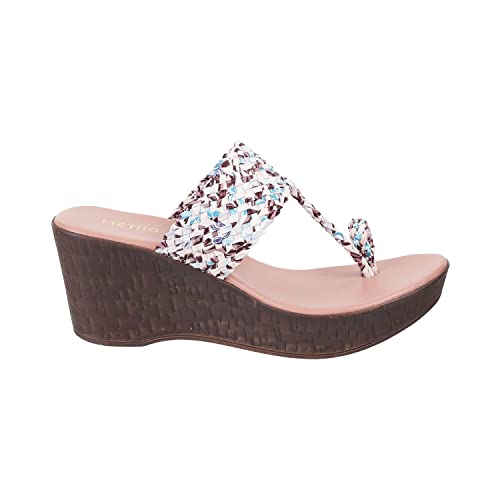 Image of Metro Women Wedge Heel Slip-on Sandal
