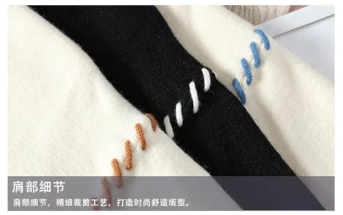 Mens Warm Sweaters Turtleneck Patchwork Pullovers Streetwear Pullover Men Clothing2