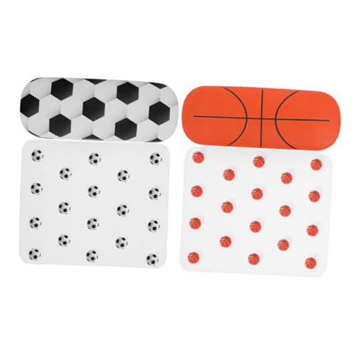 PLAFOPE Glasses for Pcs Hardshell Sunglass Cases with Basketball Soccer Patterns Travel Storage Solution