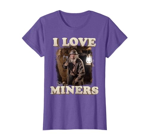 I Love Miners 90s Bootleg Aesthetic Funny Sarcastic T-Shirt