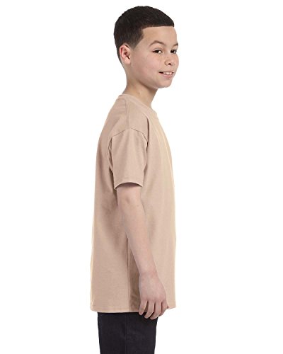 Gildan Boys Heavy Cotton T-Shirt(G500B)-Sand-XL3