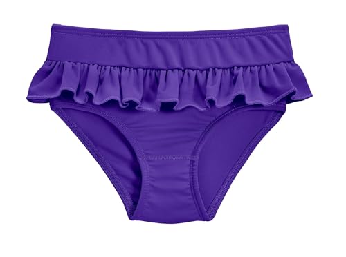 Image of City Threads Made in USA Girls' Swimwear Ruffle Swim Briefs Bikini Bottoms Beachwear Swimming Suit