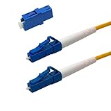 PacSatSales - LC to LC Fiber Optic Patch Cable - Single Mode - SIMPLEX - OS1 9/125 - Commercial Grade (1M)