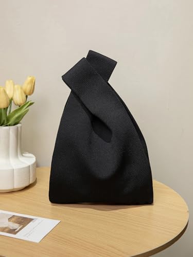 Bolso pequeño de mano tejido para mujer miniatura 2