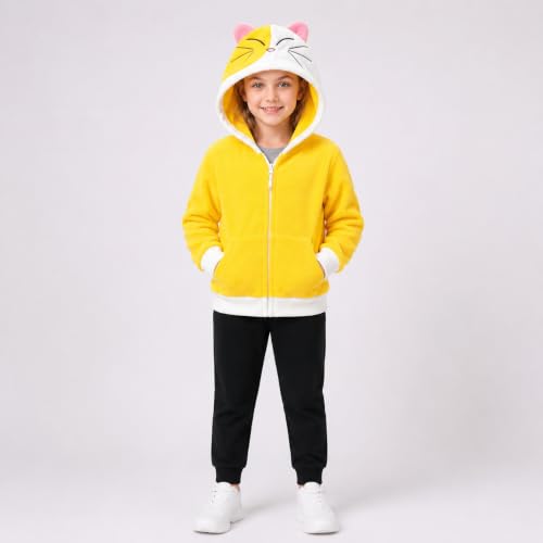 Image of Mud Kingdom Fleece Hoodies Jacket for Boys Girls Full Zipper Long Sleeve Happy Halloween