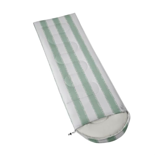 Bolsa de Dormir Rayada Azul Teal miniatura 3