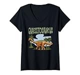 Photo Gallery donna quaesitosaurus - dino lover dinosaur identification maglietta con collo a v Photo Gallery donna quaesitosaurus - dino lover dinosaur identification maglietta con collo a v
