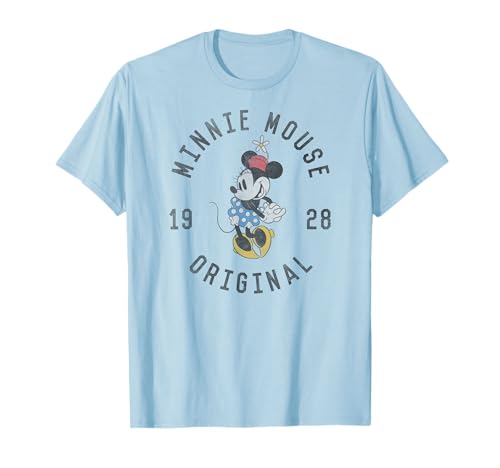 T-shirt Disney Minnie Mouse homme XL gris foncé chiné authentique