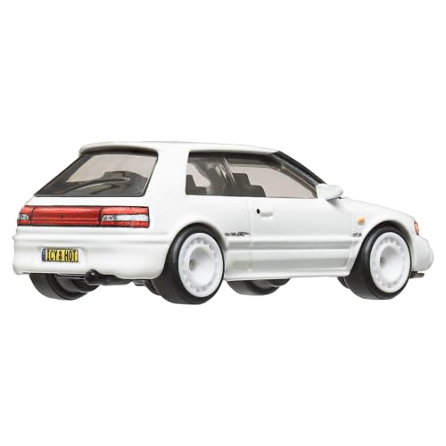 Image of Hot Wheels Boulevard Mazda 323 GTR 1:64 Scale Die-Cast Car, White