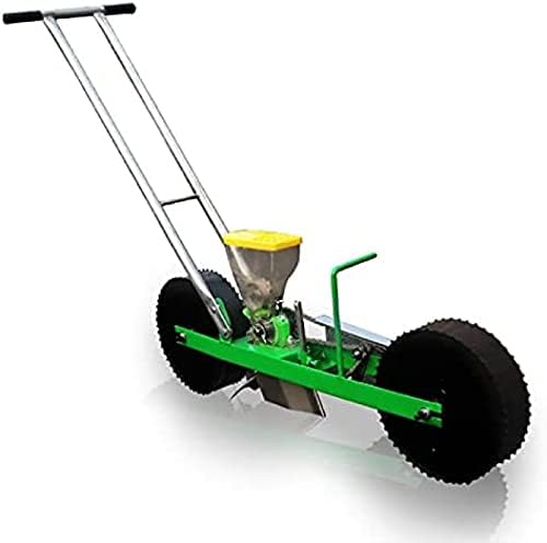 Maceta de semillas de verduras, sembradora portátil de empuje manual para maíz, cebolla, soja, herramienta de siembra de una sola fila para jardineros