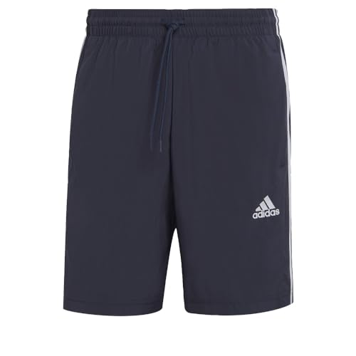 Adidas Men's Pantalón Corto AEROREADY Essentials Chelsea 3 Bandas, Legend Ink/White, MT