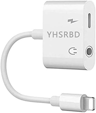 Hamdol Headphone Adapter for iPhone X/XS/XS MAX/XR/8/ 8Plus/ 7/7 Plus Headset Adaptor Splitter Earphone Connector Convertor 2 in 1 Accessories Car Charger, Quick Charge Fast Car Adapter