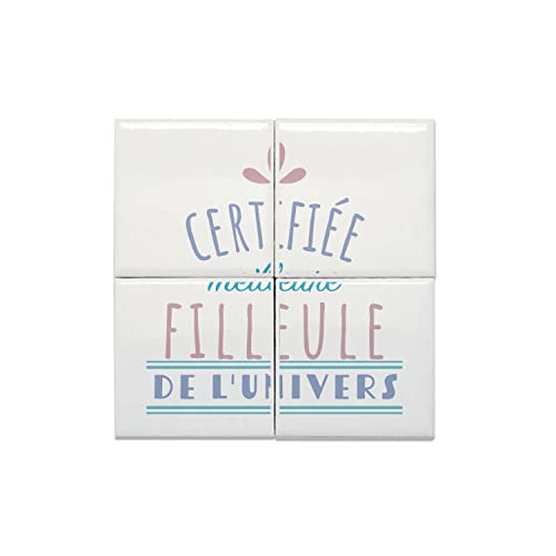 Carreaux céramique décoratif 15,2 cm cadeau filleule