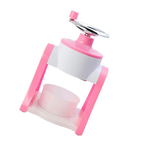 TOBBOMEY Manual Ice Crusher Hand Crank Ice Shaver for Smoothie Ice Cube Maker Household Ice Crushing Tool