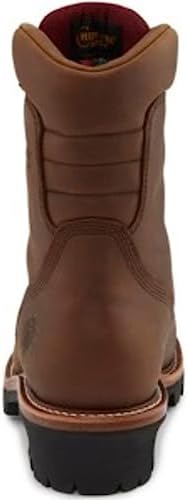 Chippewa Men's Waterproof Logger Work Boot Steel Toe Tan 9 EEE | Image 2