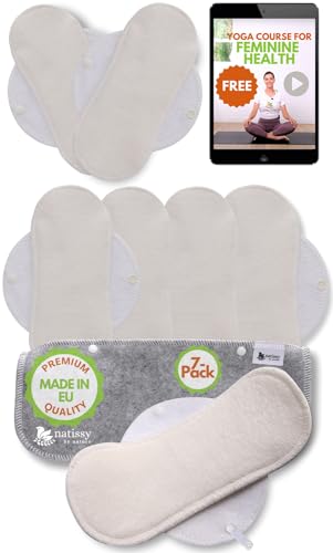 Image of Made in EU - Ultra-Light Reusable Panty Liner (Small, 1-Pack) - High-Temp Washable Cloth Panty Liner for Women - Comfortable & Breathable Organic Cotton Keeps You Fresh & Dry for Daily Discharge