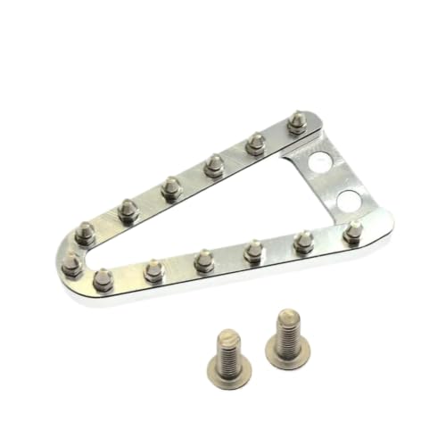 68mm �G�N�X�g�������O���A�u���[�L�y�_�����o�[�X�e�b�v�v���[�g�`�b�v SX SXF XC XCF EXC EXCF FC TC FE TE FX TX �ƌ݊�������(Silvery)