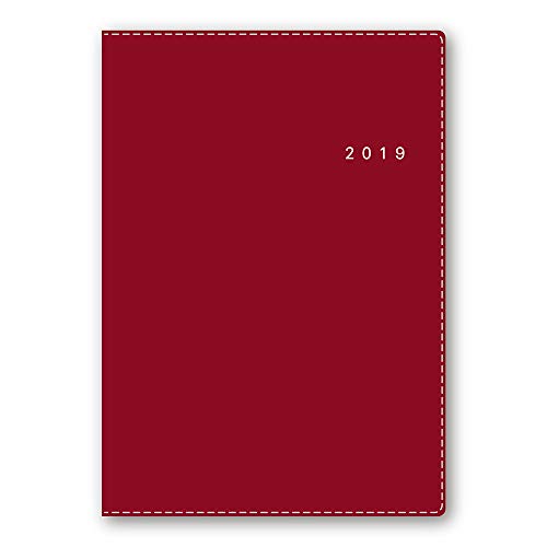 能率 NOLTY 手帳 2019年 4月始まり マンスリー アクセス1 B6 レッド 9698