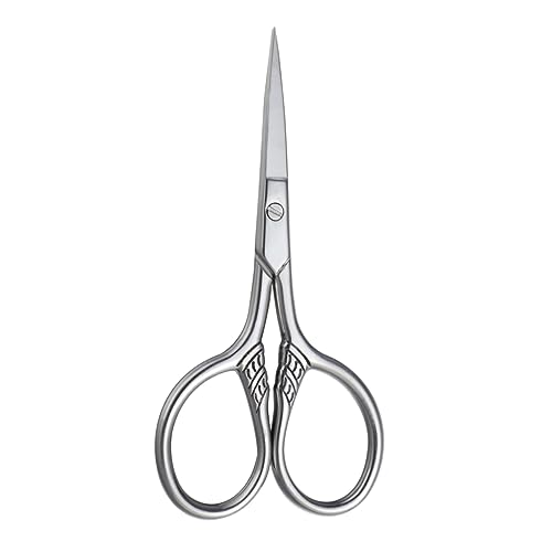 HONMEET Stainless Steel Beard Scissors for Men Trimmer Professional Hair Shears Beard Scissors
