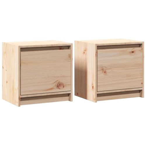 VidaXL 2X Madera Maciza Pino