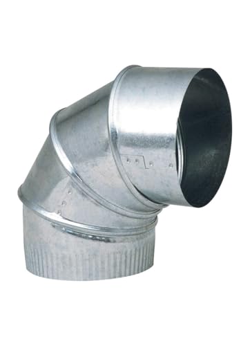 UNITED STATES HDW GV0308 10" 26GA Galvanized Adjustable Elbow