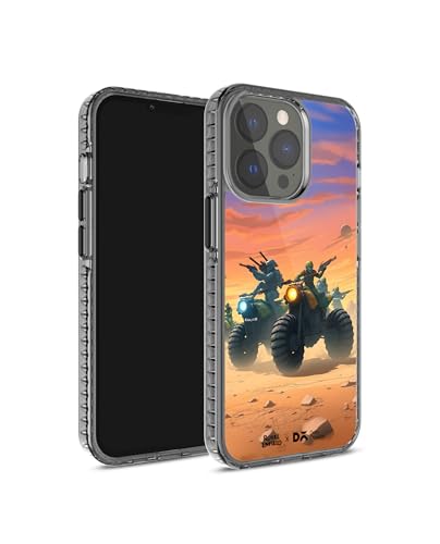 Image of DailyObjects Nexus Combat Stride 2.0 Magnetic Case Cover Compatible with iPhone 14 Pro Max | Wireless Charging Slim Back Cover | 2 Layer Edge Protection & Shockproof