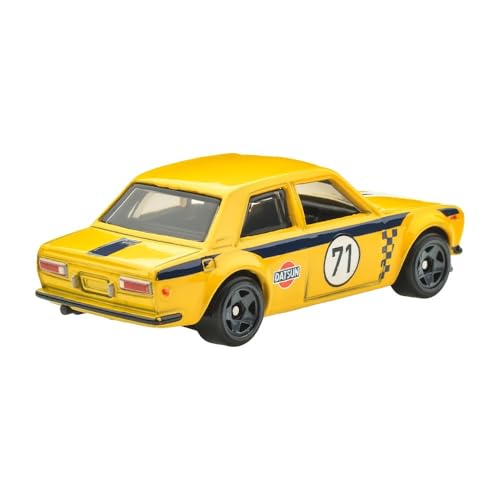 Hot Wheels Silver Series Rally Racers '71 Datsun 510 1:64 miniatura 3