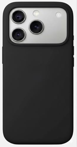 Image of Premium Liquid Silicone Case for iPhone 17 Pro - Slim Full Body Protective Back Cover with Soft Microfiber Lining, Anti-Slip Grip Scratch Resistant Phone Case (Black)
