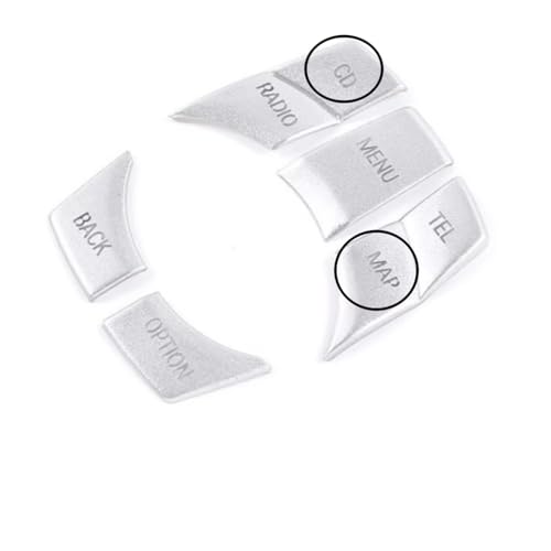 Autocollant bouton de qualité premium en aluminium pour garniture multimédia de voiture BMW Z4