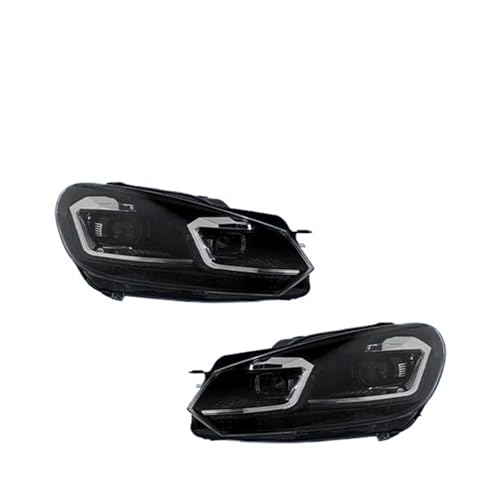 Feux Antibrouillard pour VW pour Golf pour MK6 2010-2012 Phares Avant De Voiture Projecteur LED Haute Configuration Phare Avant(Silver Style) Feux Antibrouillard pour VW pour Golf pour MK6 2010-2012 Phares Avant De Voiture Projecteur LED Haute Configuration Phare Avant(Silver Style)