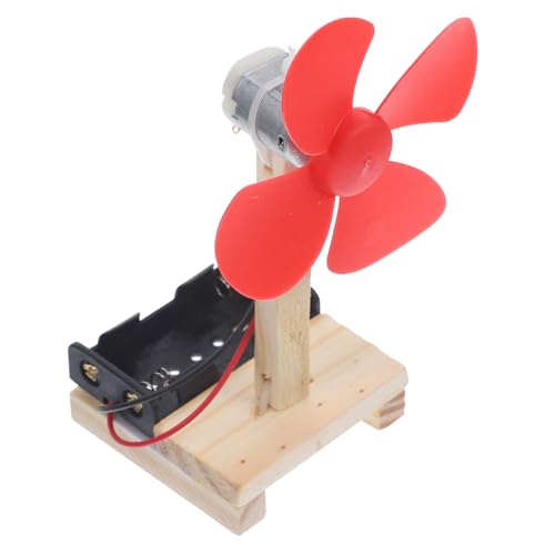BESPORTBLE 1 Juego Kit de Experimentos Científicos DIY con Ventilador Eléctrico Actividad Manual para Habilidades Cognitivas y Creatividad de Montaje Color Aleatorio Color Color Aleatorio