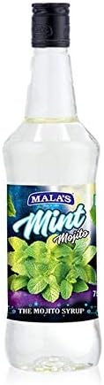 Mala's Fruit Mocktail Syrup Transparent Mint Mojito 750ml, 1 Count