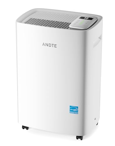 ANDTE 80 Pints 5500 Sq.Ft Dehumidifier
