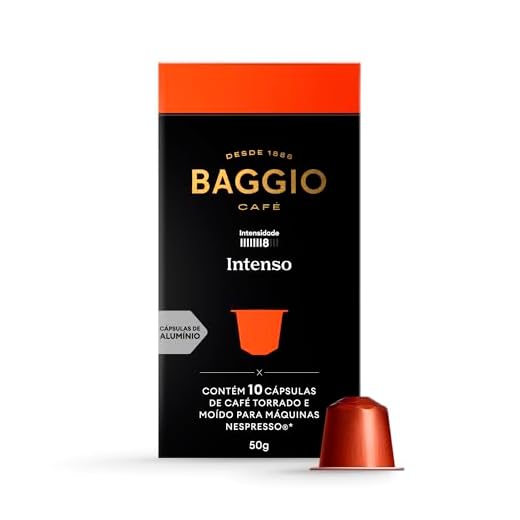 Baggio Café Cápsulas De Café Intenso Compatível Com Nespresso Contém 10 Cápsulas