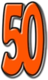 Number 50 - Birthday Party Giant Cardboard Cutout/Standee/Standup