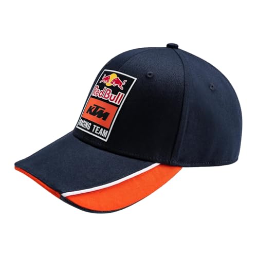 Moto GP ufficiale Red Bull KTM Racing Team Apex Moto GP - Cappellino curvo per adulti, colore: blu arancione, blu, Taglia unica
