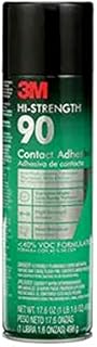3M 90-24 7000023924 Hi-Strength 90 Spray Adhesive-17.6, 17.6 oz, 17 Fl Oz