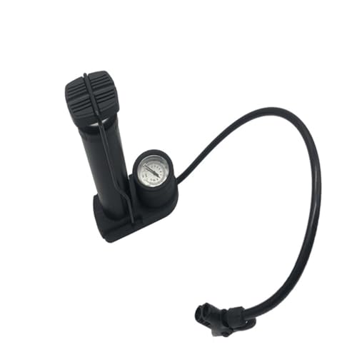 NAMOARLY Portable Tire Floor Pump with Barometer Multi-Purpose Bike Pump for Tire Inflator and Repair Tools