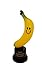 Plastic Gold Trophies, Thumbs Up Trophy, High Five Trophy, Youre #1 Trophy, Star Trophy, Banana Trophy (12 Pack) (Standard, Banana)