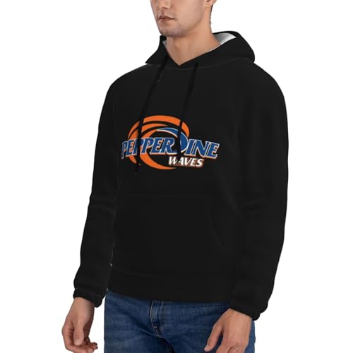 Oicvrct Pepperdine University Men's Fleece Lined Hoodie - Ultra-Soft Plush Lined Hooded Sweatshirt with Pocket4