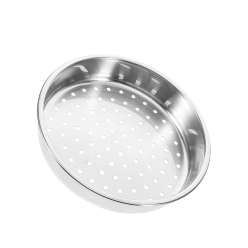 Abaodam olla de vapor de acero inoxidable vaporera para ollas Vaporera para cangrejos Vaporera antiadherente Rack de vapor para olla vapor de metal inserto de vapor estante de vapor Silver