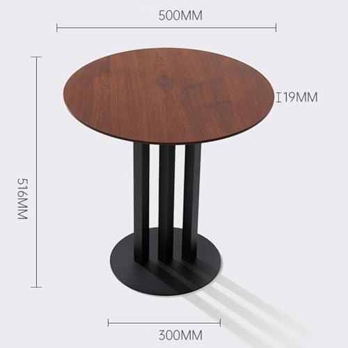 Table centrale salon ronde JATIBOSH petite table basse pour espace réduit - 8