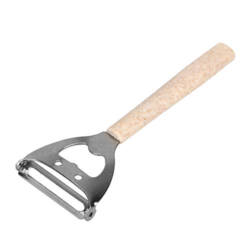 GAOYOO Pelador De Zanahoria Multifuncional Rallador De Patatas Cortador De Trigo Mango De Paja Fruta Abridor De Cerveza De Acero Inoxidable