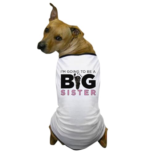 CafePress Im Going to Be A Big Sister Dog T Shirt Dog T-Shirt, Pet Clothing, Funny Dog Costume