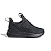 adidas Lite Racer Adapt 7.0 Sneaker, Black/Black/Black, 1 US Unisex Little Kid