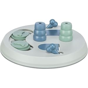 TRIXIE Flip Board Strategiespiel, Hundespielzeug für Fortgeschrittene, Level 2 Aktivität, Leckerli-Puzzle, interaktives Spiel, Bereicherung