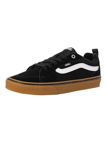 Vans Herren Filmore Sneaker, Suede Canvas Black Gum, 43 EU