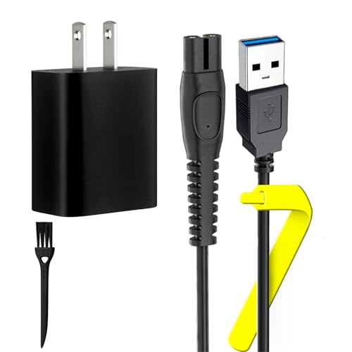 Palrey 5V Charger Compatible with Philips norelco one Blade 360 QP2724 QP2834 QP1324 Compatible with Phillips PQ889 MG5910 MG7910 MG9510 QP1924 QP6507 QP6552 Electric Trimmer Charging Cord