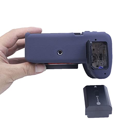 Funda de silicona para cámara Sony Alpha 7 IV, azul miniatura 5