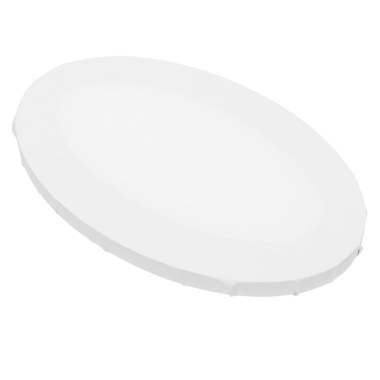 BEBEMOKO 2Pcs Oval Irregular Drawing Board White Acrylic Canvas Panels for Oil Acrylic Painting for Student Artists and DIY Enthusiasts